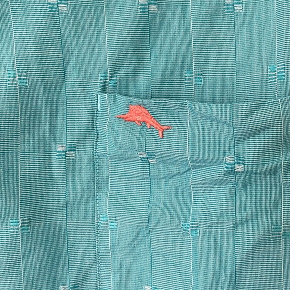 Tommy Bahama Cypress Sands Camp Shirt Lagoon Water - Picture 4 of 6
